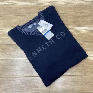 Reaction Kenneth Cole Mens Knitted Sweater Crew Neck Pullover Sweatshirt XL NWT